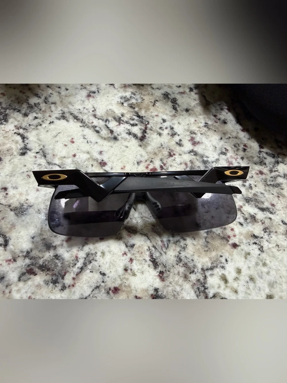 Oakley Kids Shield Sunglasses in Black with Smoke Lens
